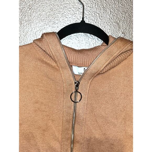 M Magaschoni Tan Zip Cardigan Sz S – Soft, Chic & Effortlessly Stylish! Casual - Picture 5 of 11